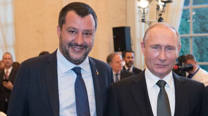 Report, Salvini e Putin: imbarazzante